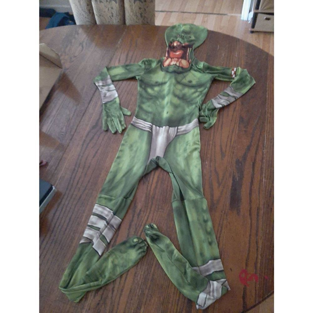 Boys Medium Morph Costumes Green Brown Red White Morph Halloween Cosplay Costume